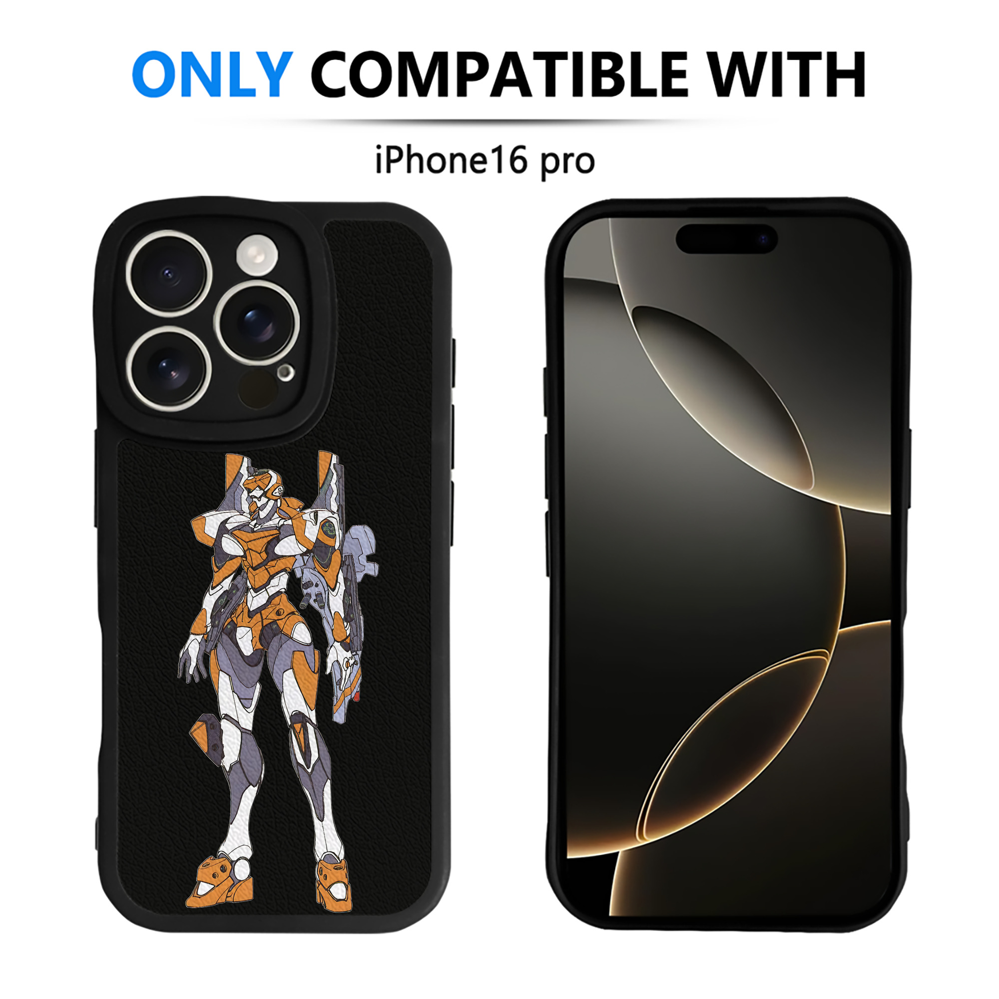 （画像用） EVA 新世紀エヴァンゲリオン 【iPhone 16シリーズ対応】シリコンスマホケース（レザー調） 材質：シリコン